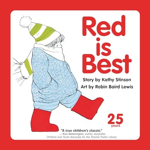 Red is Best book cover by Kathy Stinson