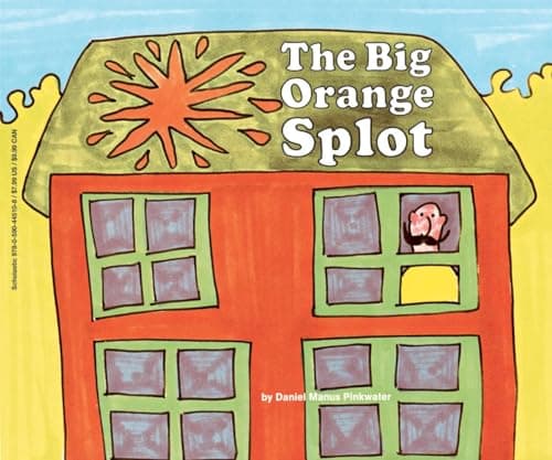 The Big Orange Splot book cover by Daniel Manus Pinkwater