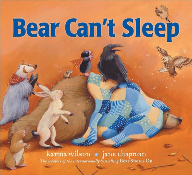 Bear Can't Sleep book cover by Karma Wilson