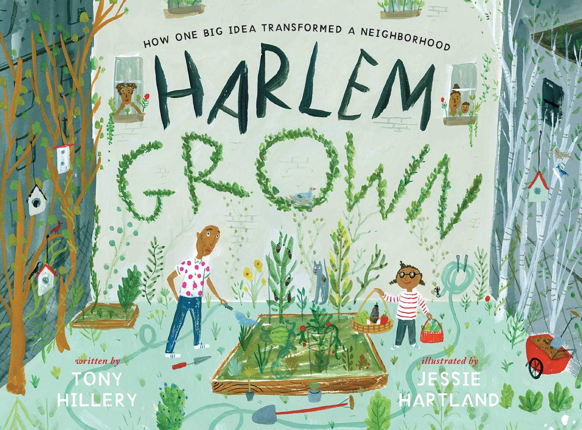 Harlem Grown book cover by Tony Hillery