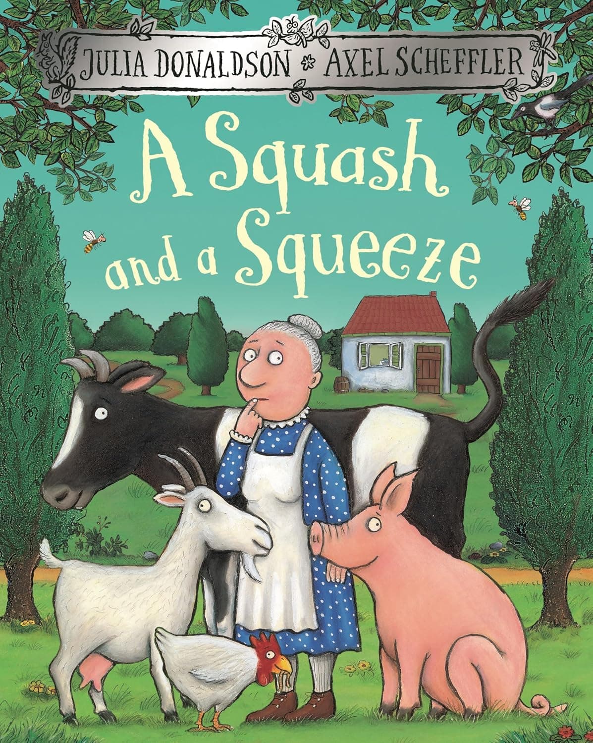Book cover: A Squash and a Squeeze by Julia Donaldson