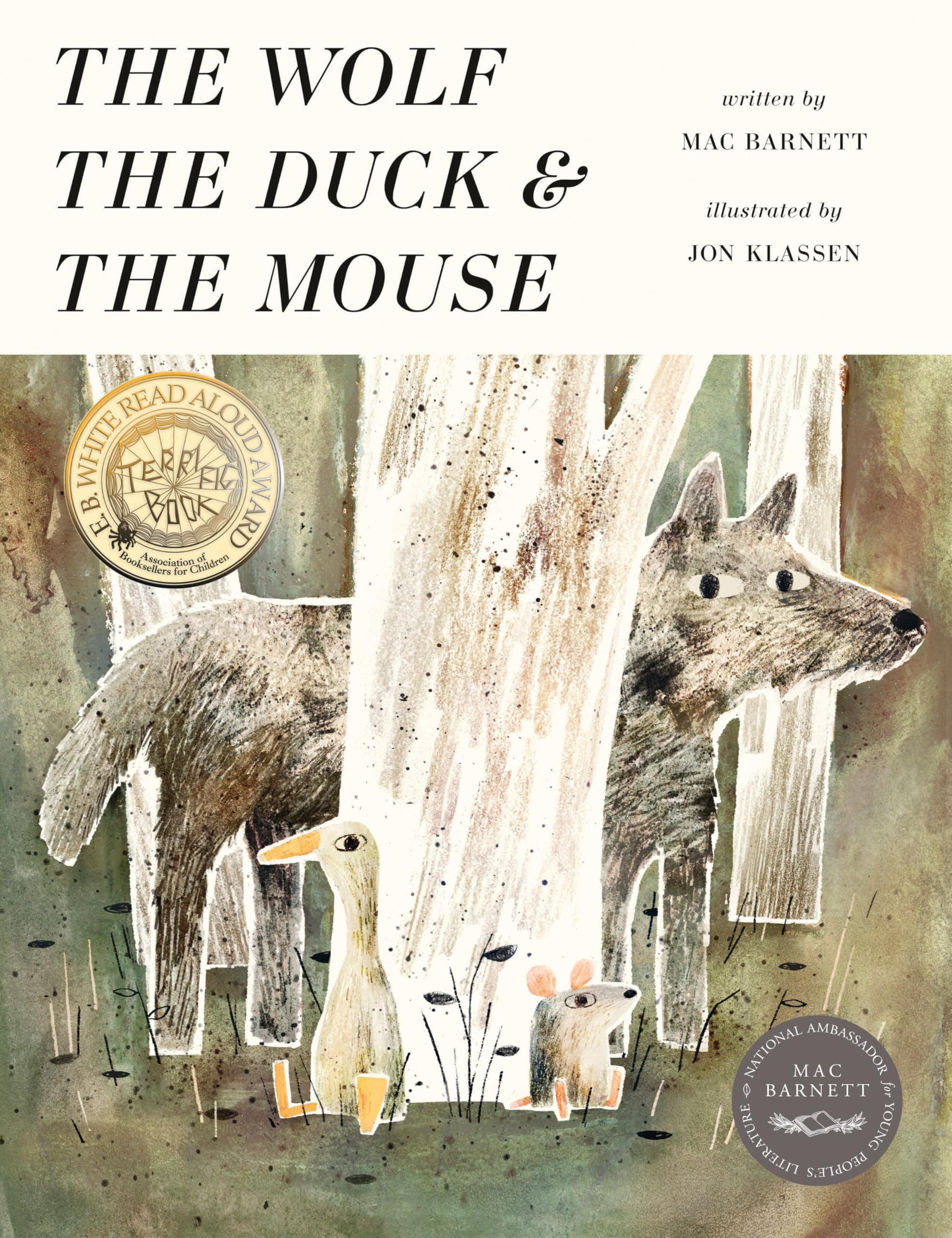 Book cover: The Wolf, the Duck, and the Mouse by Mac Barnett