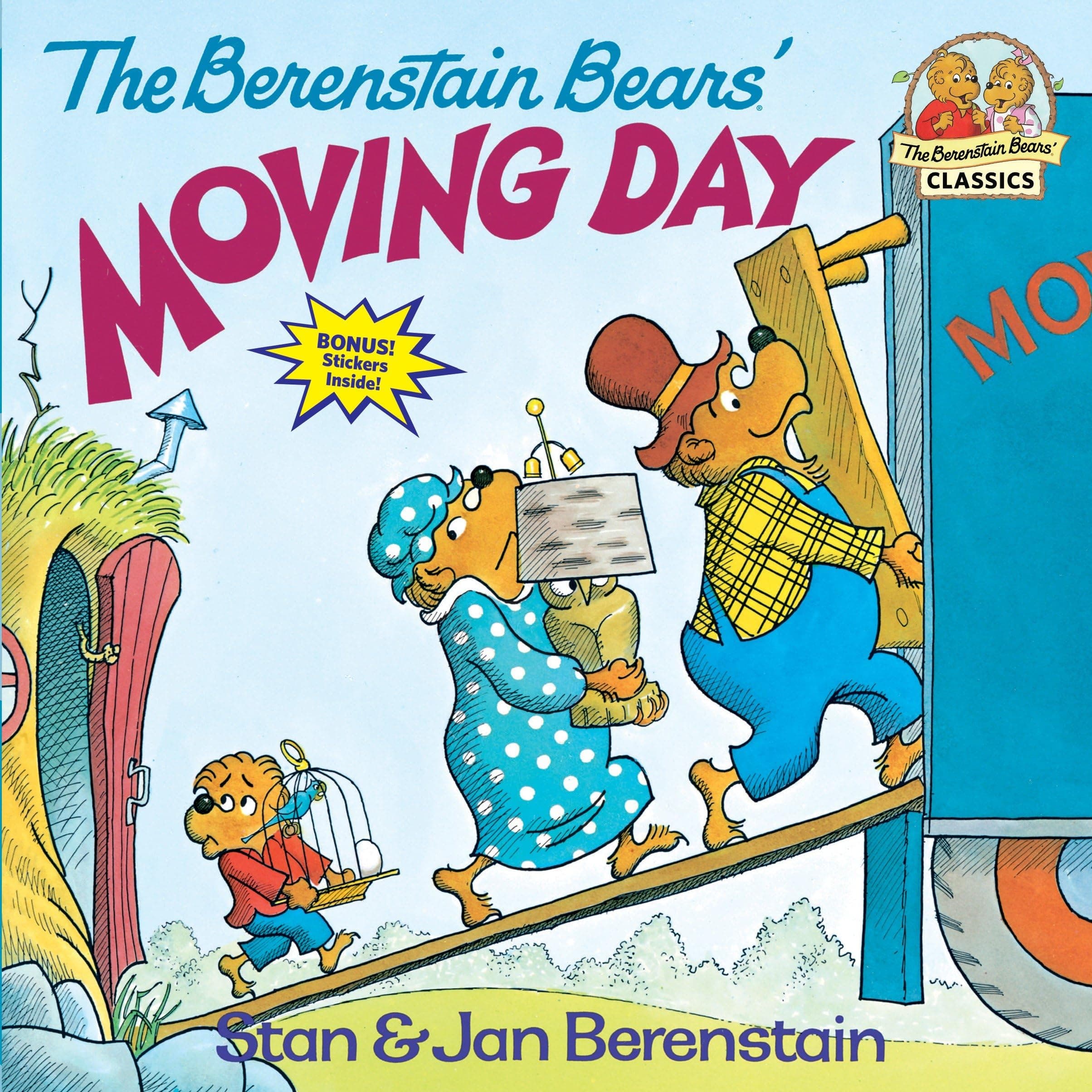 The Berenstain Bears' Moving Day book cover by Stan & Jan Berenstain