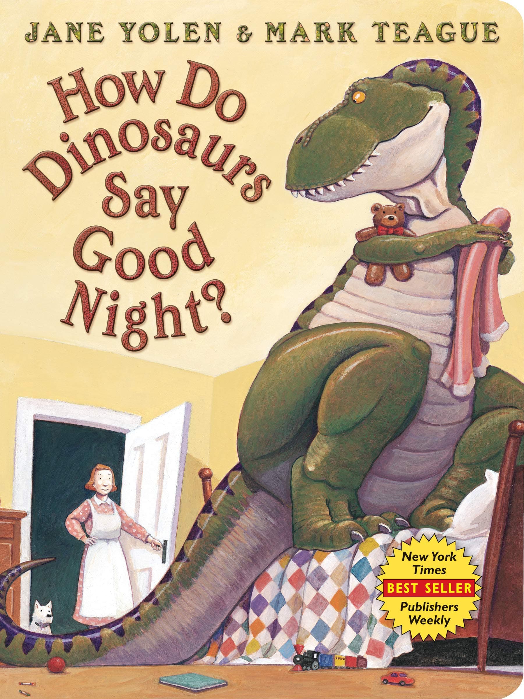Book cover: How Do Dinosaurs Say Good Night? by Jane Yolen