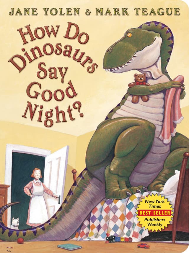 How Do Dinosaurs Say Good Night? book cover by Jane Yolen