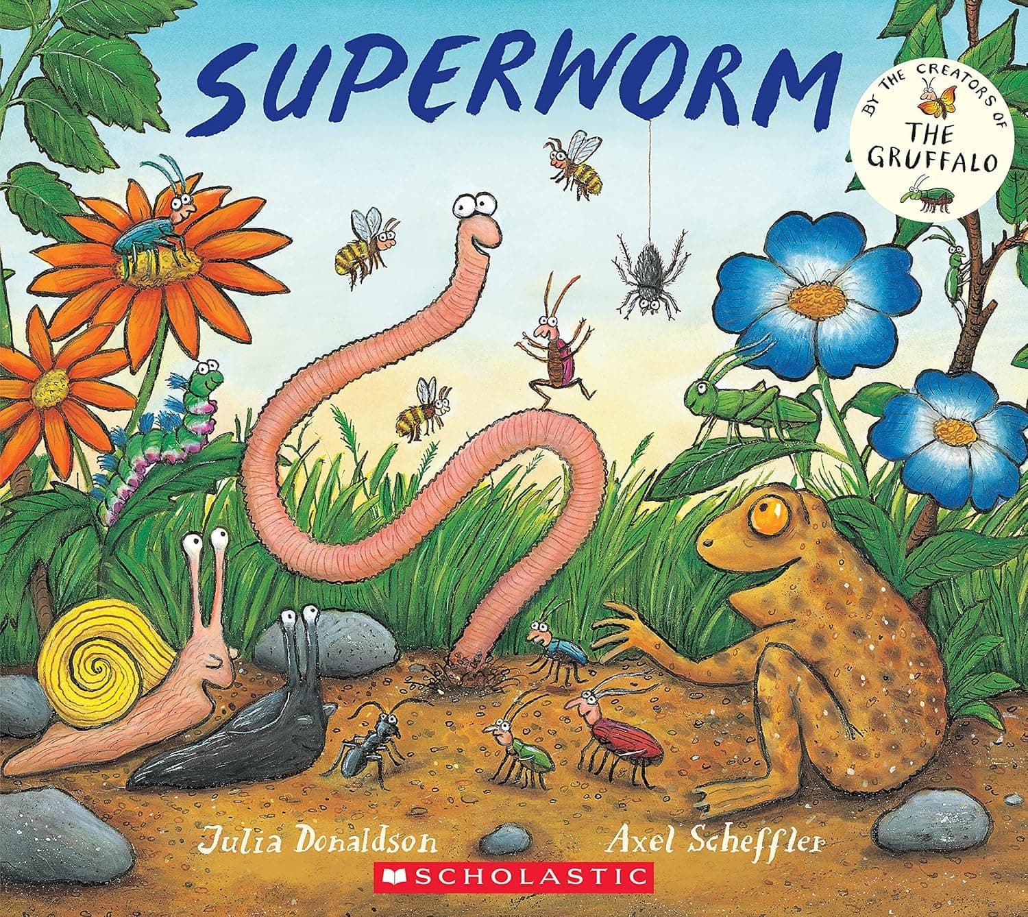 Book cover: Superworm by Julia Donaldson