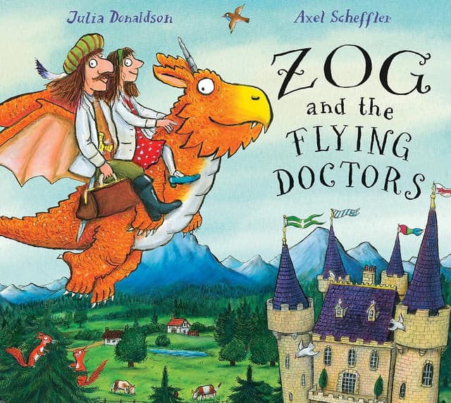 Zog and the Flying Doctors book cover by Julia Donaldson